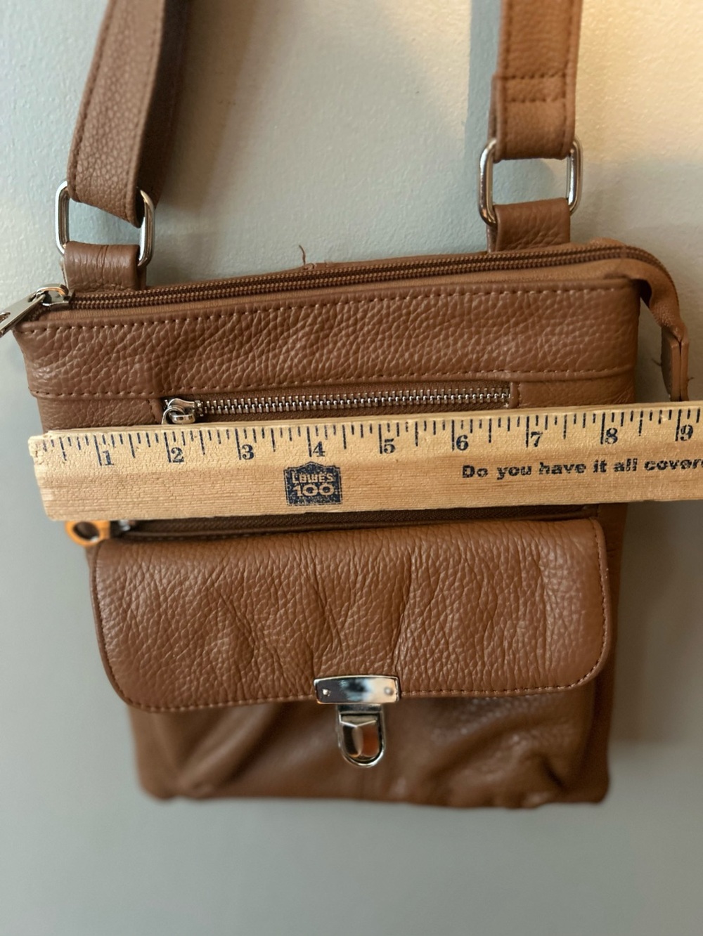 Leather crossbody - Picture 8 of 11